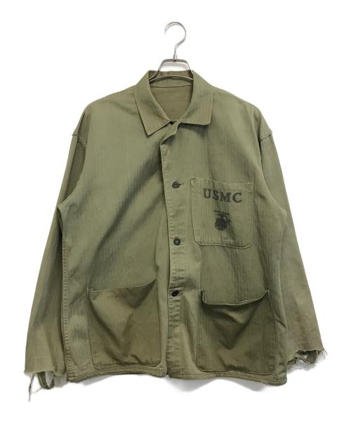 VINTAGE MILITARY（ヴィンテージ ミリタリー）VINTAGE MILITARY (ヴィンテージ ミリタリー) USMC ｐ-41HBTジャケット カーキ サイズ:表記なしの古着・服飾アイテム