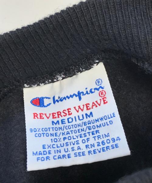 Champion（チャンピオン）Champion (チャンピオン) リバースウィーブスウェット ブラック サイズ:MEDIUMの古着・服飾アイテム