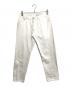 AVN（エーヴィーエヌ）の古着「テーパードデニムパンツ」｜ホワイト
