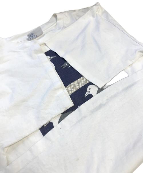 MICHIGAN RAG（ミシガンラグ）MICHIGAN RAG (ミシガンラグ) プリントTシャツ ホワイト サイズ:表記なしの古着・服飾アイテム