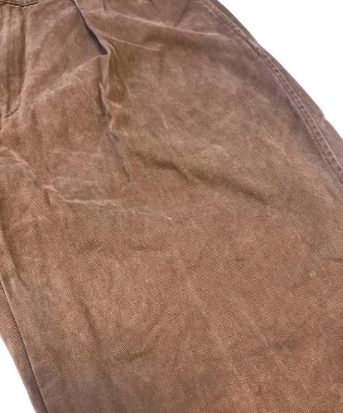 POLO RALPH LAUREN（ポロ・ラルフローレン）POLO RALPH LAUREN (ポロ・ラルフローレン) コットン2タックパンツ ブラウン サイズ:34/32の古着・服飾アイテム