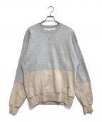 RUSSELL ATHLETICラッセルアスレチック）の古着「90's切替スウェット」｜グレー
