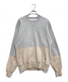 RUSSELL ATHLETIC（ラッセルアスレチック）の古着「90's切替スウェット」｜グレー