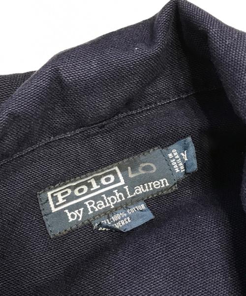 POLO RALPH LAUREN（ポロ・ラルフローレン）POLO RALPH LAUREN (ポロ・ラルフローレン) コットンPコート ネイビー サイズ:Mの古着・服飾アイテム