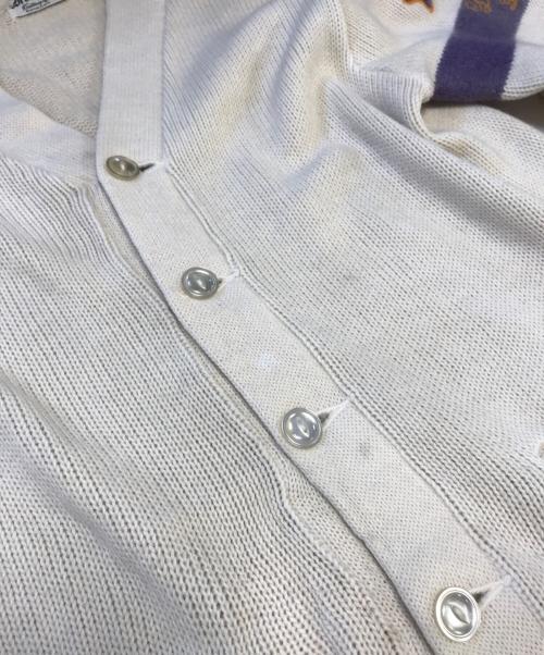 Broadway Knitting Milla（ブロードウェイニティングミラ）Broadway Knitting Milla (ブロードウェイニティングミラ) ニットカーディガン ホワイト サイズ:表記なしの古着・服飾アイテム