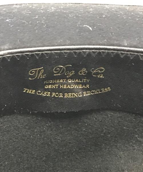 THE H.W.DOG&CO.（エイチダブリュードッグアンドコー）THE H.W.DOG&CO. (エイチダブリュードッグアンドコー) ウールブリムハット ブラック サイズ:40の古着・服飾アイテム