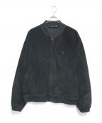 POLO RALPH LAURENポロ・ラルフローレン）の古着「スエードジャケット」｜ブラック