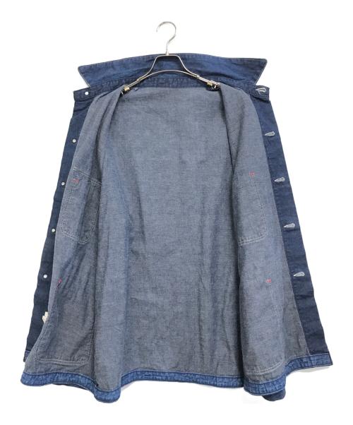 Bluebell（ブルーベル）Bluebell (ブルーベル) デニムカバーオール インディゴ サイズ:48の古着・服飾アイテム