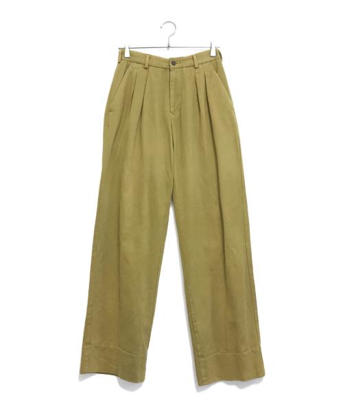 C.P COMPANY（シーピーカンパニー）C.P COMPANY (シーピーカンパニー) 2タックパンツ カーキ サイズ:44の古着・服飾アイテム