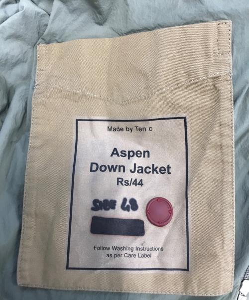 TEN-C（テンシー）TEN-C (テンシー) アスペンダウンジャケット グリーン サイズ:48の古着・服飾アイテム