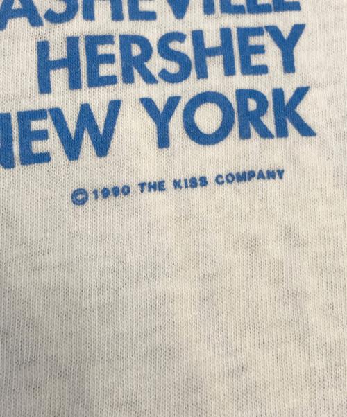 バンドTシャツ（バンドTシャツ）バンドTシャツ (バンドTシャツ) 90’s KISS(キッス) バンドTシャツ ホワイト サイズ:XLの古着・服飾アイテム