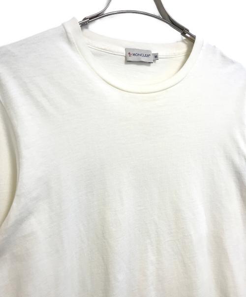 MONCLER（モンクレール）MONCLER (モンクレール) トリコロールロングスリーブカットソー ホワイト サイズ:Mの古着・服飾アイテム