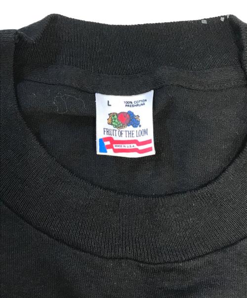 キャラクターTシャツ（キャラクターTシャツ）キャラクターTシャツ (キャラクターTシャツ) 90s Kermit(カーミット) キャラクターTシャツ ブラック サイズ:Lの古着・服飾アイテム