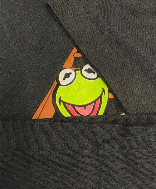 キャラクターTシャツ（キャラクターTシャツ）キャラクターTシャツ (キャラクターTシャツ) 90s Kermit(カーミット) キャラクターTシャツ ブラック サイズ:Lの古着・服飾アイテム
