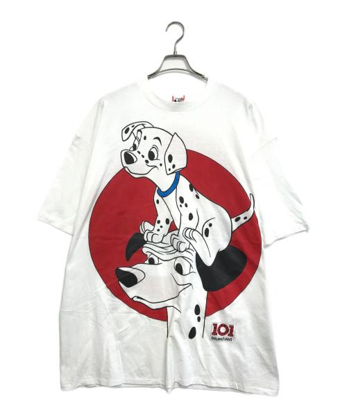 アニメーションTシャツ（アニメーションTシャツ）アニメーションTシャツ (アニメーションTシャツ) 90s 101匹のワンチャンアニメーションＴシャツ ホワイト サイズ:ONE SIZEの古着・服飾アイテム