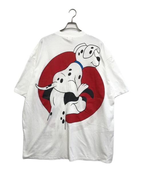 アニメーションTシャツ（アニメーションTシャツ）アニメーションTシャツ (アニメーションTシャツ) 90s 101匹のワンチャンアニメーションＴシャツ ホワイト サイズ:ONE SIZEの古着・服飾アイテム