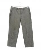 COMME des GARCONS HOMME PLUSコムデギャルソンオムプリュス）の古着「ネップテーパードパンツ」｜グレー