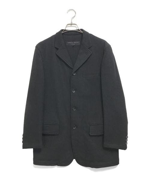 COMME des GARCONS HOMME（コムデギャルソン オム）COMME des GARCONS HOMME (コムデギャルソン オム) 00’sワッフルテーラードジャケット ブラック サイズ:Sの古着・服飾アイテム