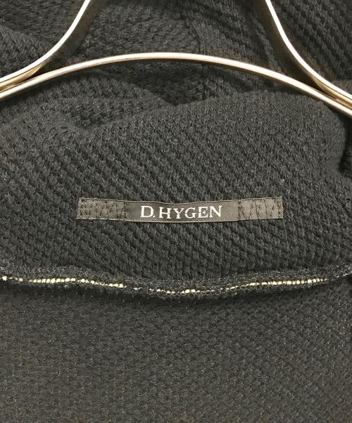 D.HYGEN（ディーハイゲン）D.HYGEN (ディーハイゲン) ジップアップジャケット ブラック サイズ:1の古着・服飾アイテム