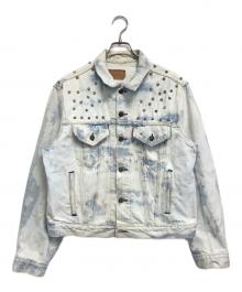LEVI'S（リーバイス）の古着「スタッズカスタムブリーチデニムジャケット」｜インディゴ