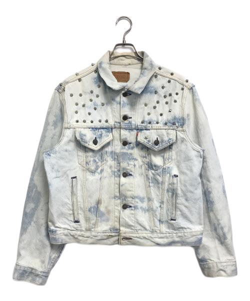 LEVI'S（リーバイス）LEVI'S (リーバイス) スタッズカスタムブリーチデニムジャケット インディゴ サイズ:46Rの古着・服飾アイテム
