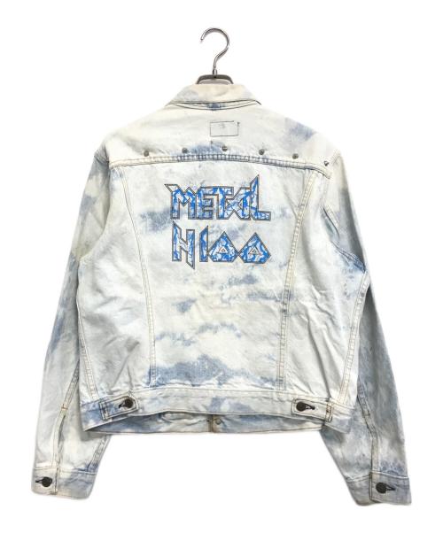 LEVI'S（リーバイス）LEVI'S (リーバイス) スタッズカスタムブリーチデニムジャケット インディゴ サイズ:46Rの古着・服飾アイテム