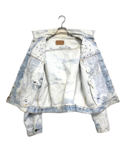 LEVI'S（リーバイス）LEVI'S (リーバイス) スタッズカスタムブリーチデニムジャケット インディゴ サイズ:46Rの古着・服飾アイテム