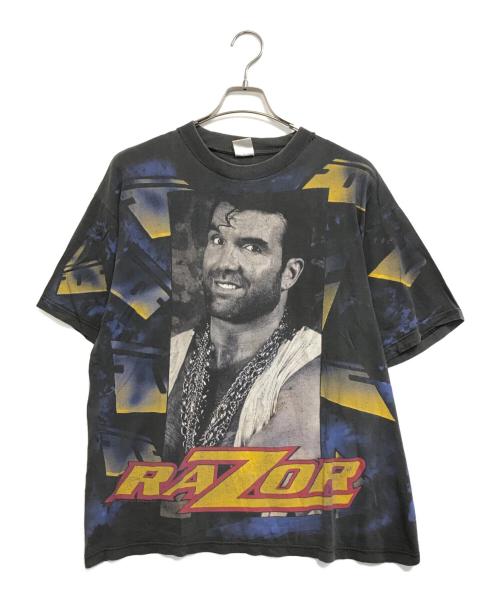 オールドスポーツTシャツ（オールドスポーツｔシャツ）オールドスポーツTシャツ (オールドスポーツｔシャツ) 90s RAZOR RAMON(レイザーラモン)プロレスTee ブラック サイズ:XLの古着・服飾アイテム