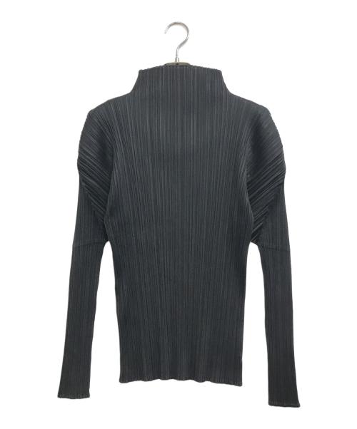 PLEATS PLEASE（プリーツプリーズ）PLEATS PLEASE (プリーツプリーズ) プリーツハイネックカットソー ブラック サイズ:不明の古着・服飾アイテム