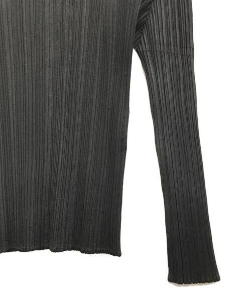 PLEATS PLEASE（プリーツプリーズ）PLEATS PLEASE (プリーツプリーズ) プリーツハイネックカットソー ブラック サイズ:不明の古着・服飾アイテム