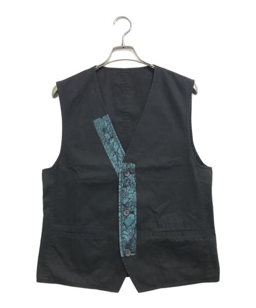 ISSEY MIYAKE（イッセイミヤケ）ISSEY MIYAKE (イッセイミヤケ) 90’sリバーシブルベスト ブラック サイズ:2の古着・服飾アイテム