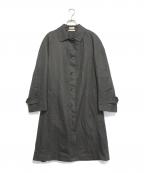 HERMESエルメス）の古着「カシミヤラグランコート」｜グレー