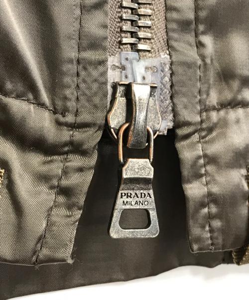 PRADA SPORTS（プラダスポーツ）PRADA SPORTS (プラダスポーツ) エポレット付ナイロンジャケット オリーブ サイズ:Sの古着・服飾アイテム