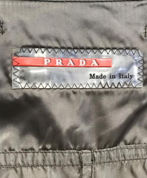 PRADA SPORTS（プラダスポーツ）PRADA SPORTS (プラダスポーツ) エポレット付ナイロンジャケット オリーブ サイズ:Sの古着・服飾アイテム