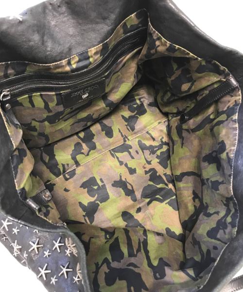 JIMMY CHOO（ジミーチュウ）JIMMY CHOO (ジミーチュウ) スタースタッズトートバッグ ブラック サイズ:表記なしの古着・服飾アイテム