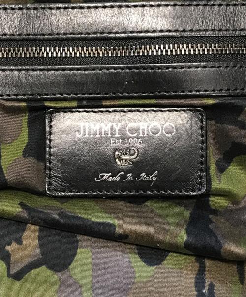 JIMMY CHOO（ジミーチュウ）JIMMY CHOO (ジミーチュウ) スタースタッズトートバッグ ブラック サイズ:表記なしの古着・服飾アイテム
