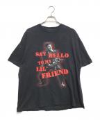 DELTAデルタ）の古着「00s SCARFACE(スカーフェイス) Tシャツ」｜ブラック