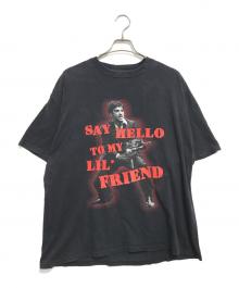 DELTA（デルタ）の古着「00s SCARFACE(スカーフェイス) Tシャツ」｜ブラック