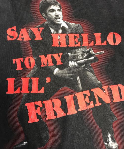 DELTA（デルタ）DELTA (デルタ) 00s SCARFACE(スカーフェイス) Tシャツ ブラック サイズ:XLの古着・服飾アイテム