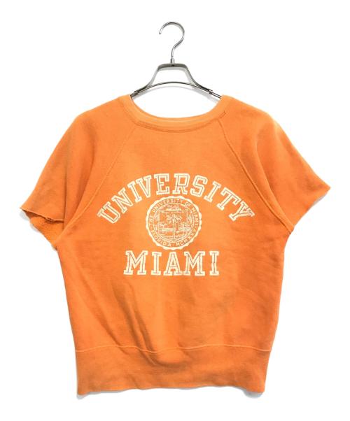 Champion（チャンピオン）Champion (チャンピオン) 60’s半袖スウェット オレンジ サイズ:Mの古着・服飾アイテム