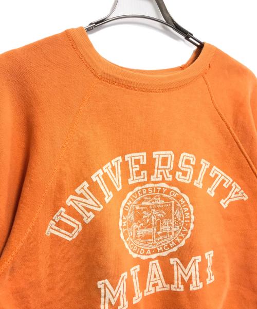 Champion（チャンピオン）Champion (チャンピオン) 60’s半袖スウェット オレンジ サイズ:Mの古着・服飾アイテム