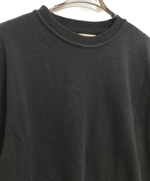 OFFWHITE（オフホワイト）OFFWHITE (オフホワイト) フロッキー加工スウェット ブラック サイズ:Mの古着・服飾アイテム