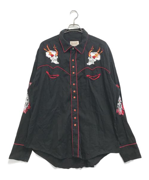 Rockmount Ranch Wear（ロックマウントランチウェア）Rockmount Ranch Wear (ロックマウントランチウェア) ウエスタンシャツ ブラック サイズ:XXLの古着・服飾アイテム