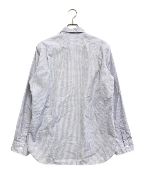 COMME des GARCONS HOMME（コムデギャルソン オム）COMME des GARCONS HOMME (コムデギャルソン オム) カモフラ切替シャツ スカイブルー サイズ:Lの古着・服飾アイテム