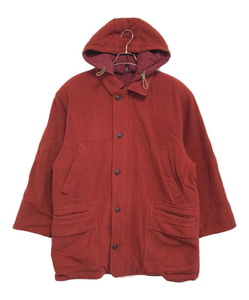 GIVENCHY（ジバンシィ）GIVENCHY (ジバンシィ) フーデッドウールコート レッド サイズ:52の古着・服飾アイテム