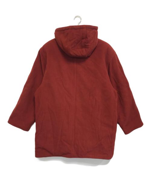 GIVENCHY（ジバンシィ）GIVENCHY (ジバンシィ) フーデッドウールコート レッド サイズ:52の古着・服飾アイテム