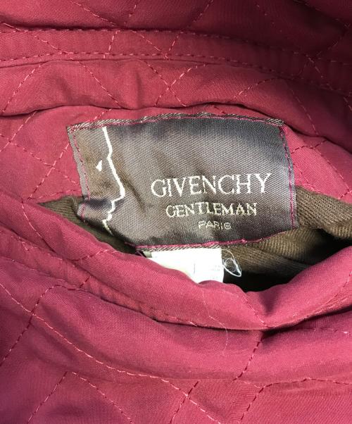 GIVENCHY（ジバンシィ）GIVENCHY (ジバンシィ) フーデッドウールコート レッド サイズ:52の古着・服飾アイテム