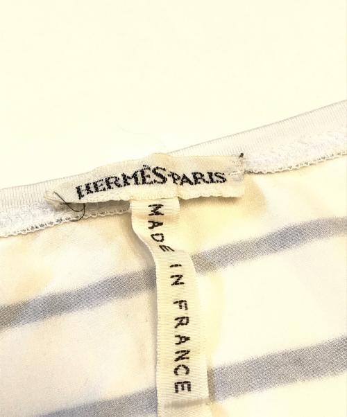 HERMES（エルメス）HERMES (エルメス) ノースリーブカットソー ホワイト サイズ:LAの古着・服飾アイテム