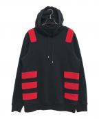 GIVENCHYジバンシィ）の古着「Contrasted bands hoodie」｜ブラック