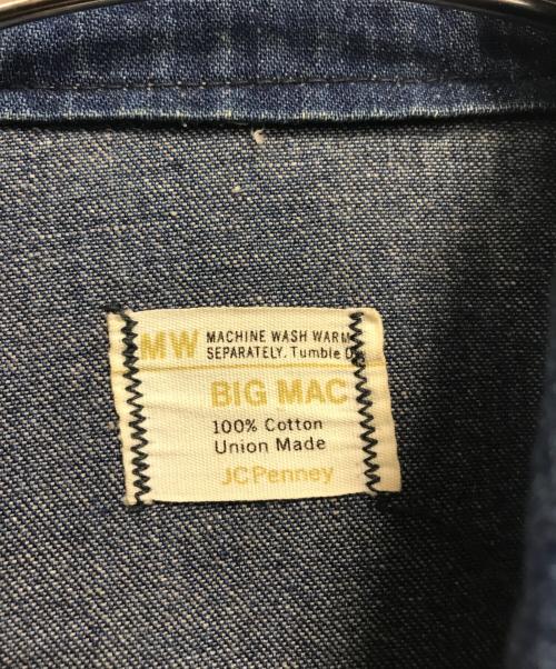 big mac（ビッグマック）big mac (ビッグマック) カバーオール インディゴ サイズ:表記なしの古着・服飾アイテム